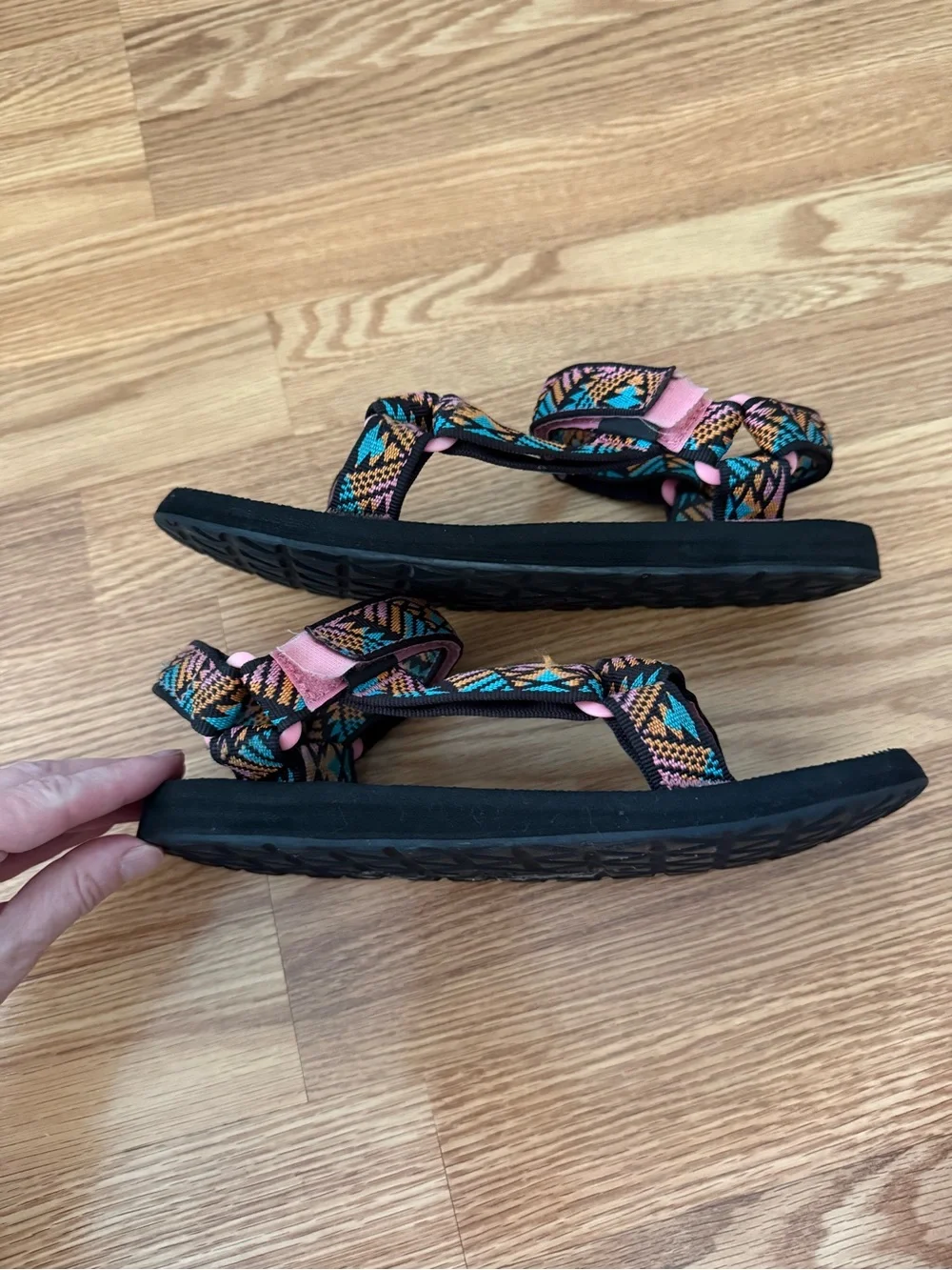 Teva Original Universal sandals in Boomerang Pink Lemonade